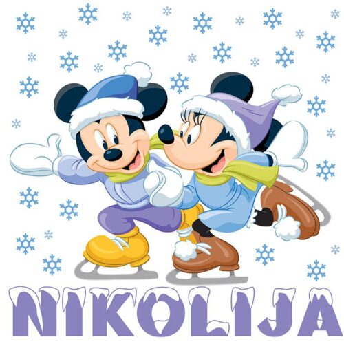 Miki i Mini na klizanju